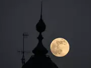 Beaver Supermoon Illuminates Pakistan's Night Sky With Breathtaking Splendor