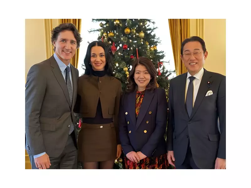 Katy Perry Meets Justin Trudeau and Fumio Kishida in Japan