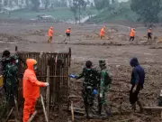 Indonesia Landslide Death Toll Rises to 34, Search Hampered by Rain