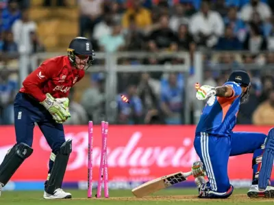 Sanju Samson's Blazing 89 Powers India to 253-7 in T20 World Cup Semi-Final