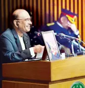 President Zardari Vows to Protect Pakistan's Peace from Neighboring Threats