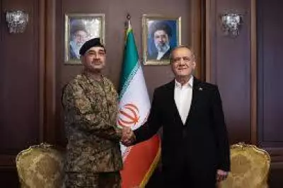Pakistan's Army Chief Asim Munir Holds Talks with Iranian President in Tehran
