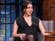 Aubrey Plaza Jokingly Asks Seth Meyers to Deliver Her Baby on Late Night Show