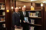 Pakistan's Ambassador Gifts Quaid-e-Azam Speeches Collection to National Library of Turkey