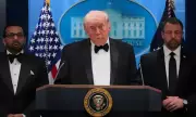 Trump Says White House Shooting Won't Stop Him from Winning War Against Iran