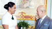 New Zealand Maori Queen Meets King Charles at Buckingham Palace