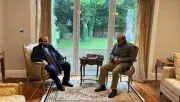 Shehbaz Sharif meets Nawaz Sharif at Jati Umra to discuss politics and economy