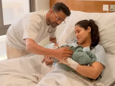 Ali Gul Pir Welcomes Son Salar on Father's Day