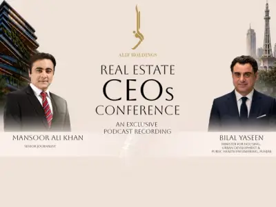 Alif Holdings Hosts Live Podcast with Punjab Minister Bilal Yaseen on Real Estate