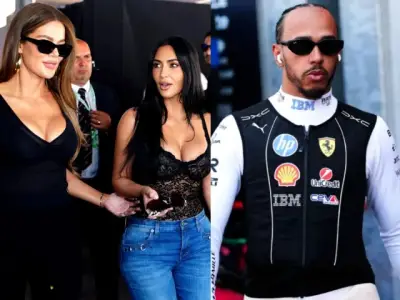 Kim Kardashian Supports Lewis Hamilton at Monaco Grand Prix