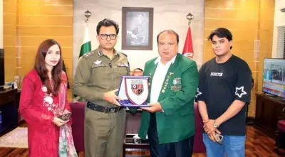 Pakistan Police Sports Board Honours Retiring Weightlifting Manager Aqeel Butt