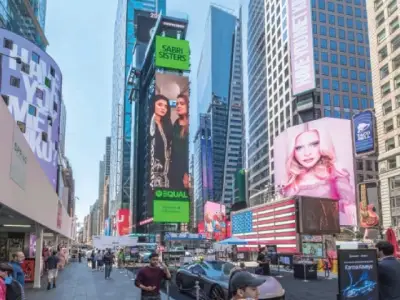 Sabri Sisters Feature on Spotify Billboard in Times Square