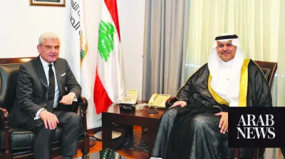 Saudi Ambassador Meets Lebanese Ministers in Beirut