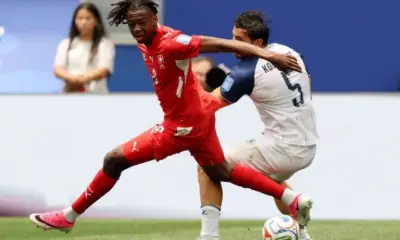 Swiss Wonder Manzambi Shines with Brace in World Cup Win
