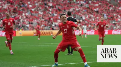 Switzerland beat Canada 2-1 to win Group B at 2026 World Cup