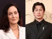 Carrie-Anne Moss Jokes About Kissing Co-Star Hudson Williams in New Series Yaga