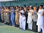 Funeral Prayers Offered for Army Helicopter Crash Martyrs in Rawalpindi