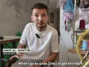 Gazan tailor recycles war debris into festive dresses for girls