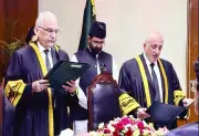 Justice Hassan Azhar Rizvi Takes Oath as Acting Chief Justice of Federal Constitutional Court