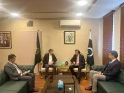 Kazakh Ambassador and SAPM Haroon Akhtar Khan Discuss Bilateral Cooperation