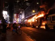 NYC Knicks Win Sparks Chaos: Bus Torched, Teen Shot