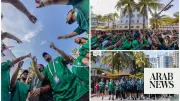 Saudi World Cup Fans Celebrate in Miami Ahead of Uruguay Opener