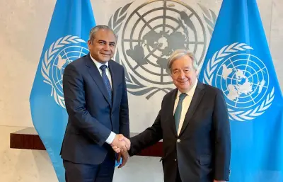 Mohsin Naqvi Meets UN Chief Guterres, Discusses Peace and Security