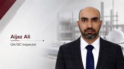 Pakistani QA/QC Inspector Aijaz Ali Ensures Pipeline Safety for Saudi Aramco
