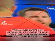 Fact Check: Messi 'Winking at Ref' Video Is From Cape Verde Match, Not Egypt