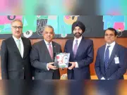 Pakistan Envoy Presents Trionda Football to World Bank President Ajay Banga