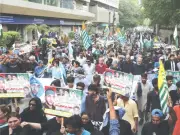 Thousands Rally in Karachi on Burhan Wani's 10th Death Anniversary